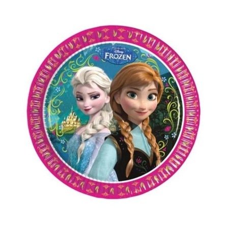 Frozen Temalı Tabak 8 Adet