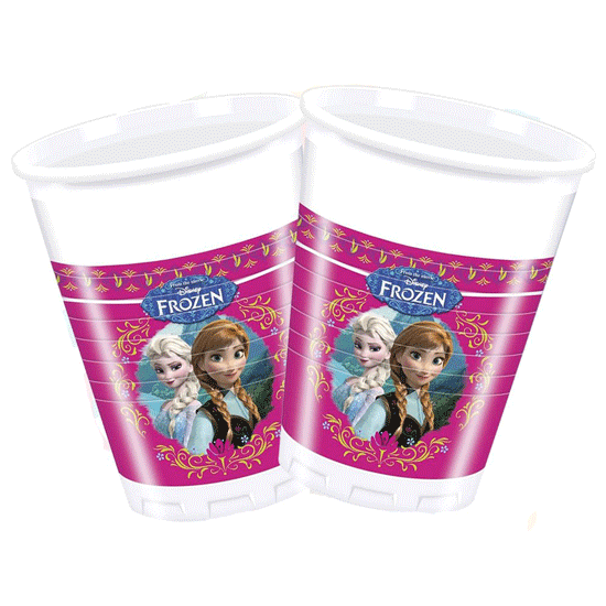 Frozen Temalı Bardak 8 Adet
