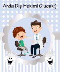 Diş Buğdayı Erkek Meslek Kartları 8  Adet