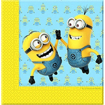 Minion Temalı Peçete 16 Adet
