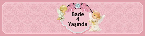 Melek Doğum Günü Peçete Sargısı 6 Adet