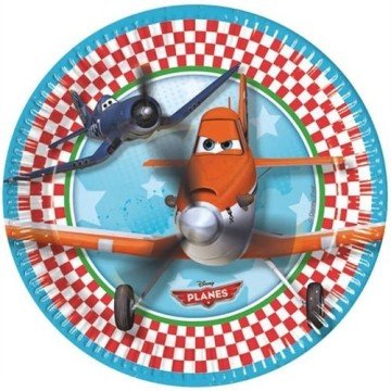 Disney Planes Temalı Tabak 8 Adet