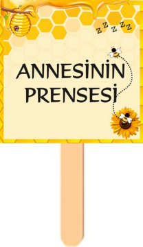 Arı Temalı Konuşma Balonu 14
