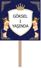 Prens Doğum Günü El Pankartı 1