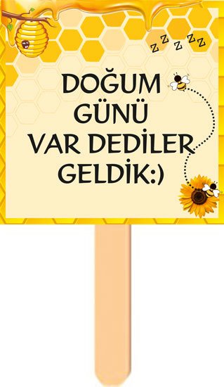 Arı Temalı Konuşma Balonu 18