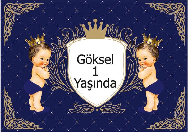 Prens Doğum Günü Magnet 6 Adet