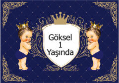 Prens Doğum Günü Magnet 6 Adet