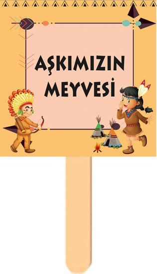 Kızılderili Temalı Konuşma Balonu 5