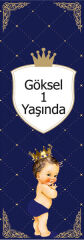 Prens Doğum Günü Kitap Ayracı 6 Adet