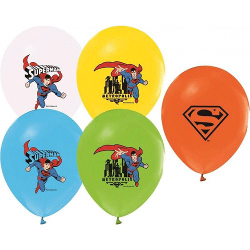Superman Balon 15 Adet