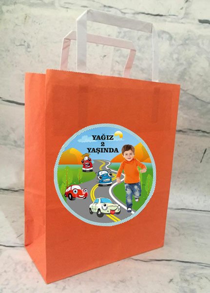 Vos Vos Temalı Kişiye Özel Hediyelik Çanta 6 Adet